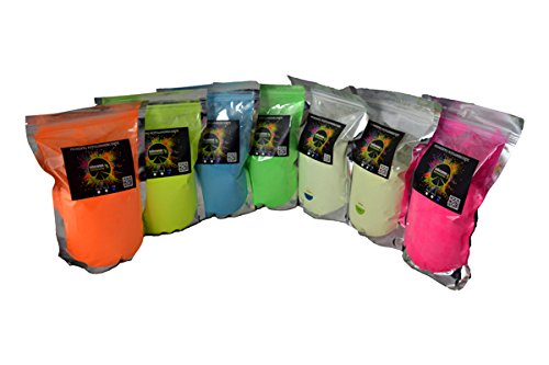 Pigment fluorescent solvant vert phosphorescent brille dans le noir 1kg - 5