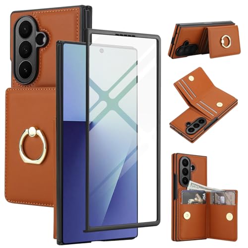Noaivoky For Samsung Galaxy Z Fold 7 P[X 蒠^ MNV[ZtH[h7 / SC-56F / SCG34 X}zP[X Ot wʃJ[h[ ZFold7 gуJo[ X^h@\ ?PUU[ RFI