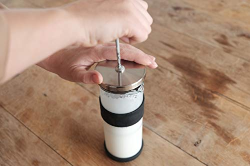 Barista & Co - Espumador de leche con empuñadura de silicona, acero eléctrico - Imagen 4