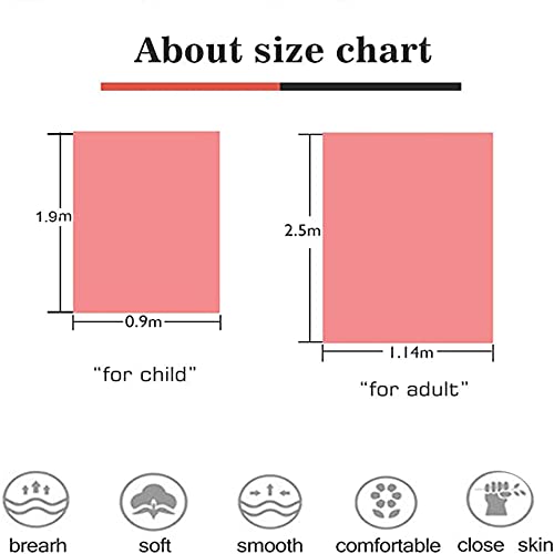 TMZAQH Women Colorful Silk Professional Belly Dance Silk Veils Hand Made Tie Dyed Scarf 250 * 114cm2