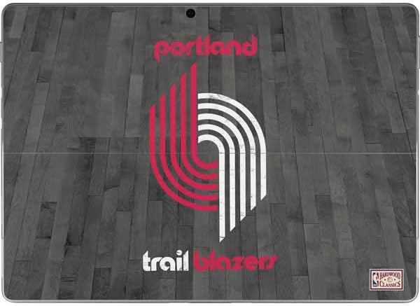 Skinit Decal Tablet Skin Compatible with Surface Pro 9 - Officially Licensed NBA Portland Trail Blazers Hardwood Classics Design