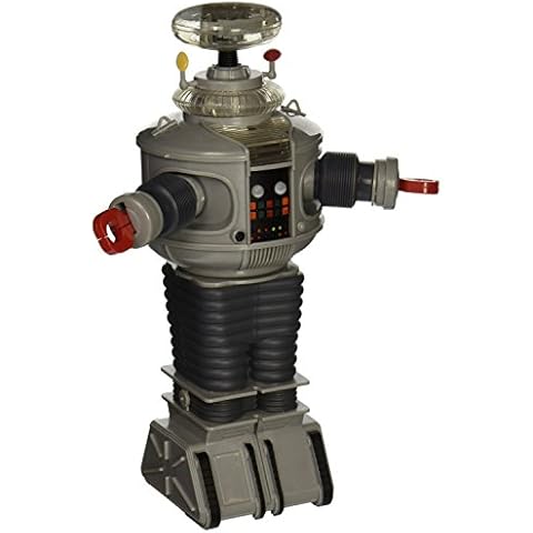 DIAMOND SELECT TOYS Lost in Space: Electronic Lights & Sounds B9 Robot Figure, Multi-colored, 10 inches, (AUG142281) Cover