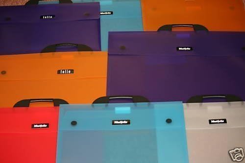 Westfolio Art Portfolio Folder Turquoise A1, 100 Sheet Capacity, Carry Case Bag For Art, Painting Keeps Paper Flat For Travel, For School, Art Class, University, College, Homework, Projects