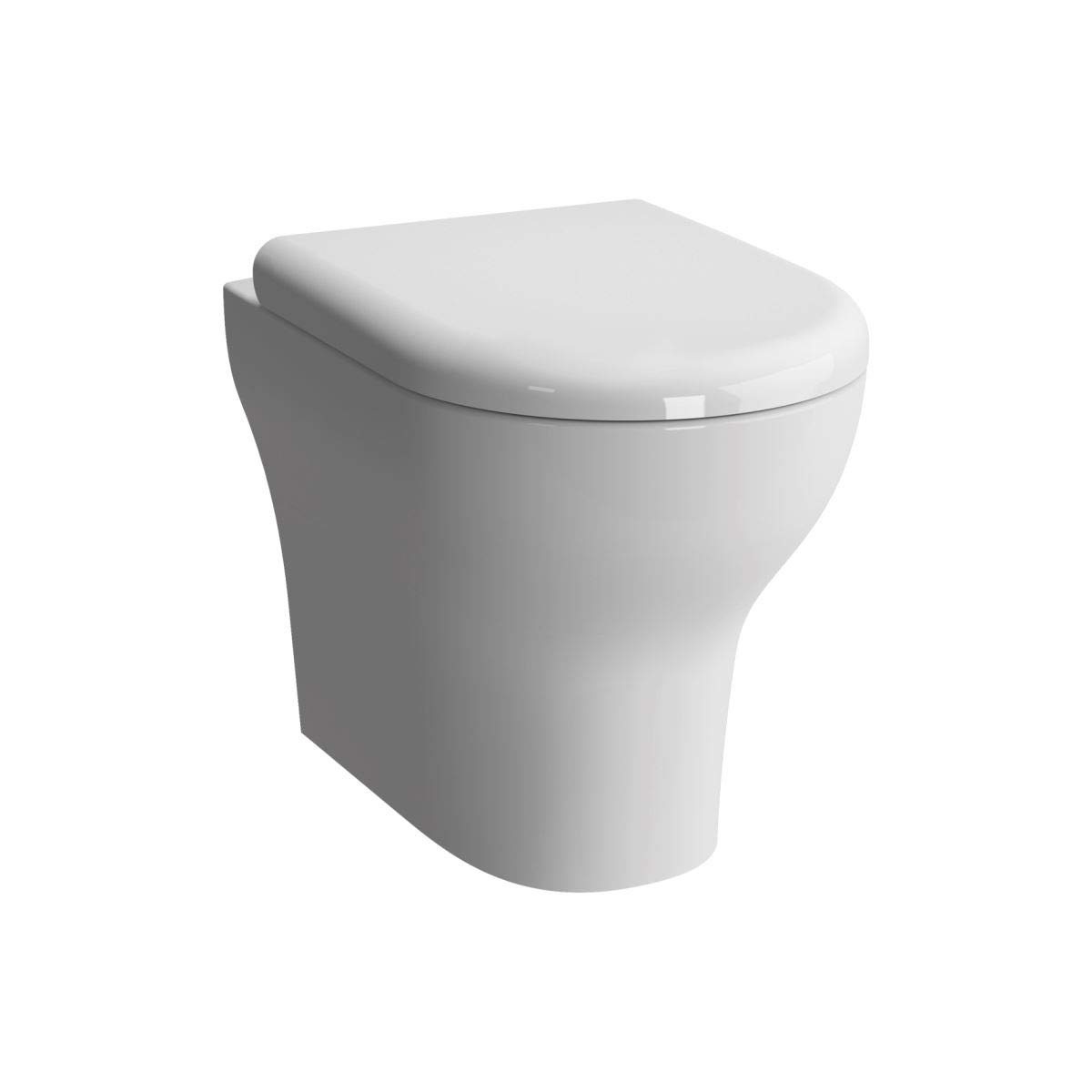 VitrA Zentrum White Back to Wall Pan with Soft Close Seat & Cover