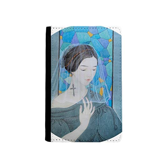 Étui portefeuille de voyage classique aux finitions artistiques d'exception