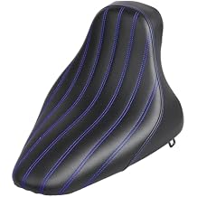 Blue Line Butt Bucket Front Driver Solo Seat For Harley Fat Boy FLSTF/EFI FLSTFI 2000-2006 Heritage Softail FLST/Classic FLSTC 2000-2007