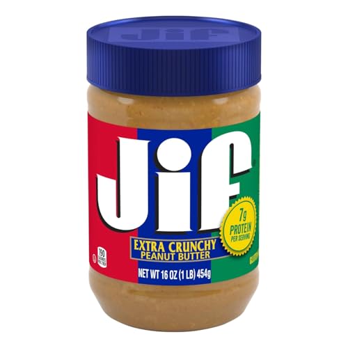Jifs Extra Crunchy Peanut Butter - Gluten Free 454 g (Imported)