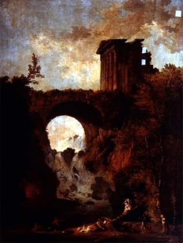 Tableaux Modernes Hubert Robert pour Décorer un Bureau Vide 60x90cm