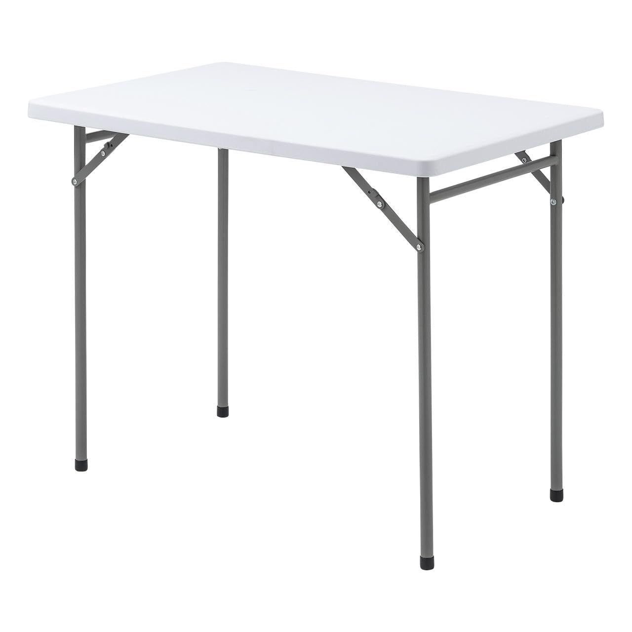 折りたたみ式ホワイトテーブル*8 ユアサプライムス.com｜折れ脚テーブル 幅95cm スクエア型