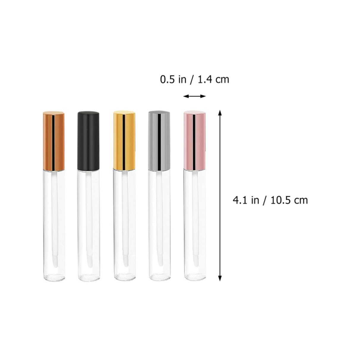 30 Piezas Tubo de Brillo de Labios de 10ml ABS para DIY y Viaje