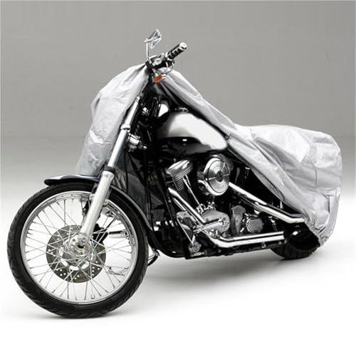 Telo Coprimoto Antipioggia XXL Per Esterni, Colore Argento, Per VTX 1300 1800 CRS RETRO VTX1800 Rebel VT1100 Rebel250 VF250 Cruiser