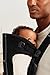 BabyBjörn Baby Carrier Mini, Black, Woven | Newborn Carrier (7-25 lbs), Ergonomic, Easy-to-Use