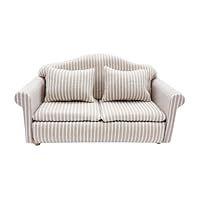 JurciCat Miniatur Sofa Couch Puppenhaus zubehör Holz Puppenhaus Möbel Miniatur Zubehör(B)