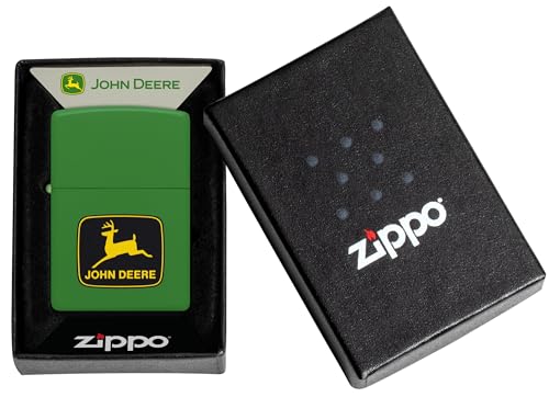Encendedor Zippo John Deere Logo Verde Musgo miniatura 6