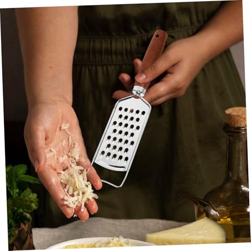 Cabilock 2pcs Rallador De Queso Acero Inoxidable miniatura 5