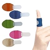 YAZWUR 5 Piezas Ferula para Dedo en Gatillo, Dedo Martillo, Férula Dedo Pulgar, Dediles para Mano, Bueno para Roturas de Gatillo y Dedos Tensos, Adecuado para Dedo Índice, Medio, Anular y Meñique