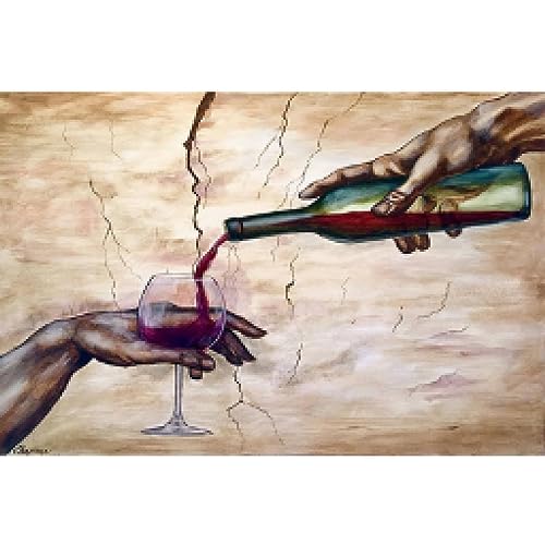 Toile aquarelle abstraite pour habiller un grand mur vide
