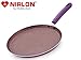Nirlon Regal Purple Induction Stick Aluminium Cookware 2 Pcs Cooking Set [1 Flat Roti Tawa 26cm|1 Fry Pan 24cm - 1.5 Liter]