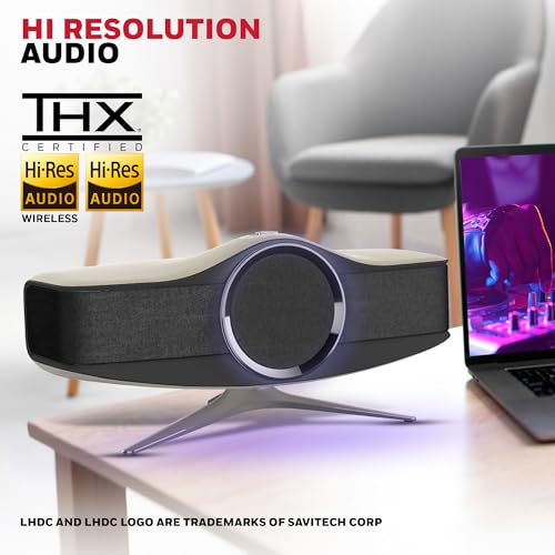 Image of Honeywell Aviator Hi-Fi Speaker, 240W, 1MBPS+ Audio codec, TypeC & Lightning Dongle, Ambient Light, Deep Bass, Bluetooth V5.3-30m, 5 Amplification Channel, 3 Independent Sound Cavities