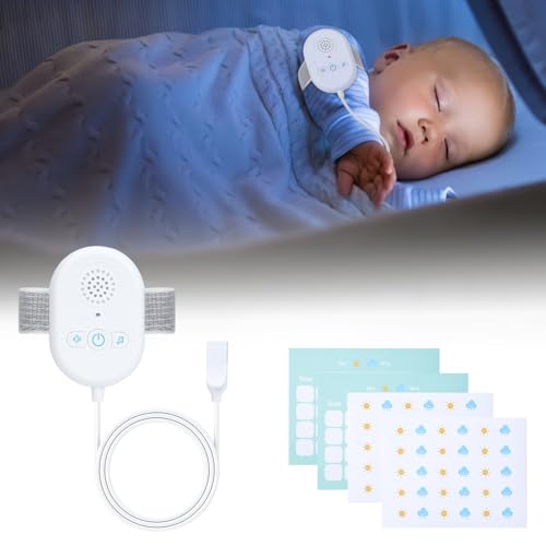 ZOOS Bedwetting Alarm Rechargeable Bed Wetting Alarm, 3 Levels of