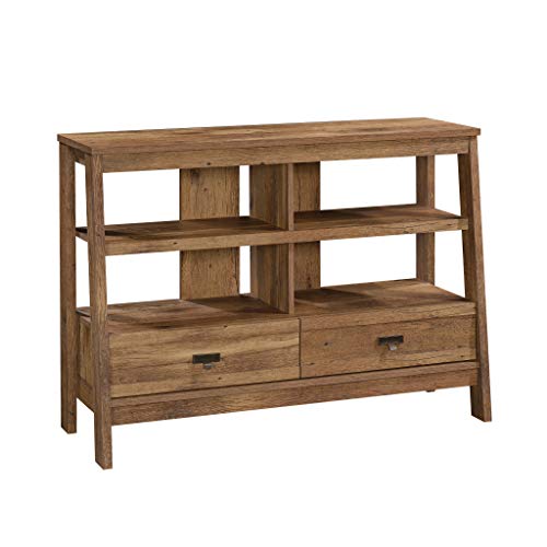 Sauder Trestle Anywhere Console, For TV's up to 42", Vintage Oak Finish