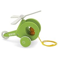Amazon | BRIO プルトイ ヘリコプター （赤） 30227 | 手押し車