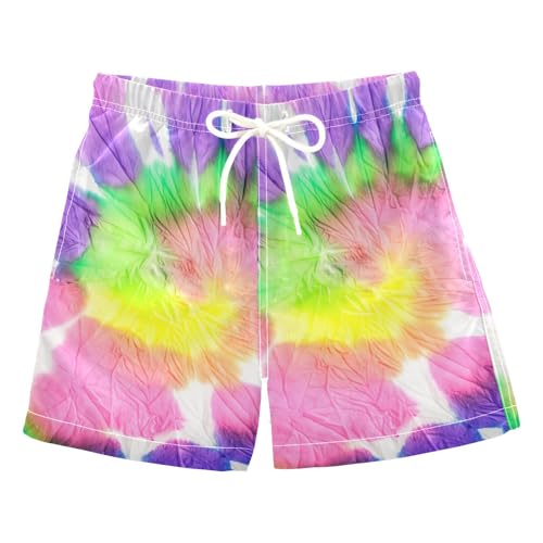 Boys Swim Trunks Tie Dye Color Toddler Swim Shorts Little Boys Bathing Suit Swimsuit Toddler Boy Swimwear 2T 202c1699