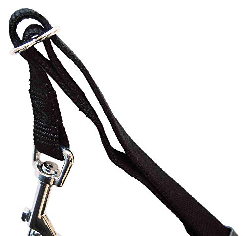TRIXIE Auto Geschirr Größe L: Brustumfang 70–90 cm/25 mm in schwarz - stufenlos anpassbares Hundegeschirr für das Auto mit verstellbarem Anschnallgurt für große Hunde, 1292
