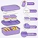 Large Bento Lunch Box Set for Adults Kids Women with 10.5oz Soup Thermo,Coffee Tumblers Men Girls Boys Teenagers Leak-Proof Lunch Food Containers with Lunch Bag