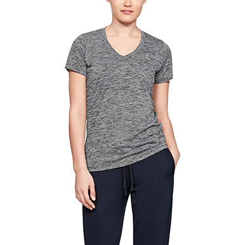 Image of Under Armour Womens Tech V-Neck Twist Short-Sleeve T-Shirt