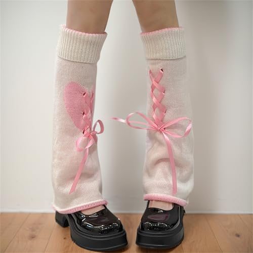 Image of Goth Leg Warmers Women Japanese Gothic Y2k Harajuku Grunge Emo Punk 80s