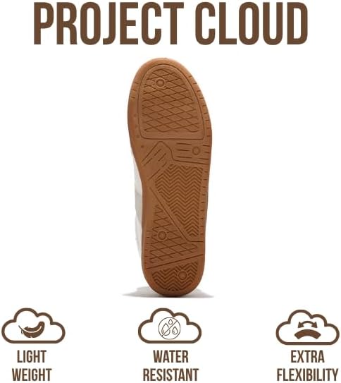 Project Cloud Leather Shoes for Men - Memory Foam Insole Non-Slip Casual Mens Shoes Sneakers - Lightweight Eco-Friendly Leather Fashion Sneakers (Jake) - Image 5