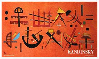 Amazon.co.jp: ポスター ワシリー カンディンスキー Signes 1928 額装