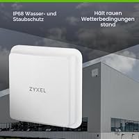 Zyxel 5G NR 5 Gbps Outdoor Router | 4.67 Gbps Data Rate |9 dBi Richtantenne für Lange Distanzen| Einfache Installation Für den Außenbereich geeignet (IP68) | [Nebula FWA710] – Ansicht 3