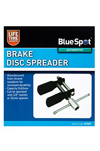Écarteur de piston de frein de haute précision Blue Spot 7907 en acier robuste argenté