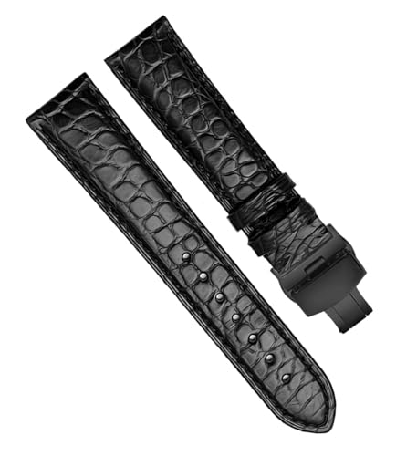 Bracelet de montre en cuir noir 18mm mixte pour remplacer votre ancien accessoire