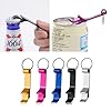 5Pcs Bottle Opener Keyring,Jar Opener,Wall Mount Keyring Bottle Openers,Mini Outdoor Bottle Opener, Funny Bottle Opener,Can Opener for Party, Festival Gathering #5