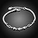 Prime+Deals Sale 925 Sterling Silver Bracelet for Women Dollar Items My+Orders Haul Store Clearance Outlet Gifts for Her Simple Adjustable Bangle Bracelets Wedding Mother's Day Jewelry for Her