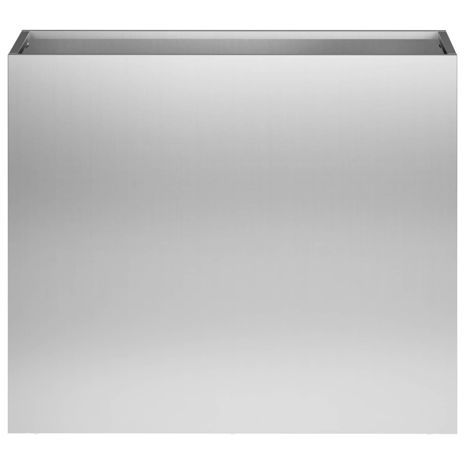 Genérico Macetero de Jardín Plateado 50 x 20 x 40 cm Acero Galvanizado,Casa y jardín,Maceteros y jardineras,4.5 kg-8005452