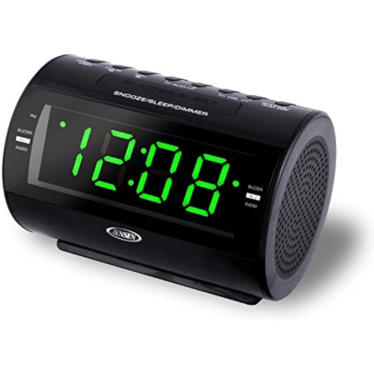 Jensen JCR-210 AM/FM Dual-Alarm Clock Radio