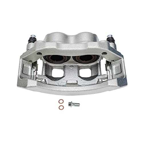 Image of Detroit Axle - Front Brake Kit for 02-05 Dodge Ram 1500, 05-06 Durango, Disc Brake Calipers Ceramic Brake Pad 2002 2003 2004 2005 2006 Replacement