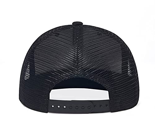 Image of Quanhaigou Snapback Hat for Men Women,Hip Hop Style Colorful Flat Bill Hats Teens Adjustable Baseball Cap