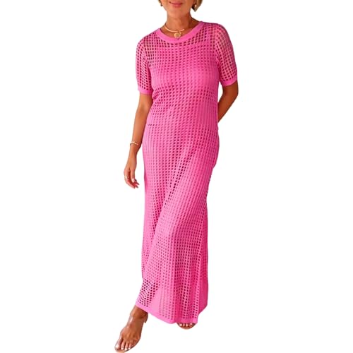 Robe longue tendance plissée en polyester fluide pour vos soirées d'été