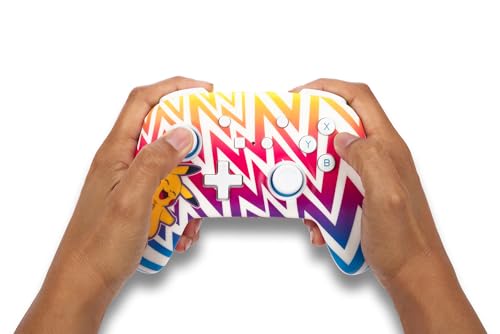 Image of PowerA Enhanced Wireless Controller - Nintendo Switch /Switch Lite /Switch-OLED Model, Nintendo Switch 2, Pikachu Vibrant, Gamepad, Bluetooth, Advanced Gaming Buttons, officially licensed