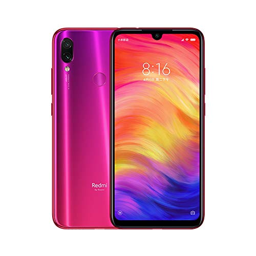 Xiaomi Redmi Note 7 Smartphones de 6.3'' Pantalla Completa, 4GB RAM + 128GB ROM, Snapdragon 660 procesador Octa-Core, 13MP Delantero y 48MP + 5MP Doble c�mara Trasera Tel�fonos m�viles
