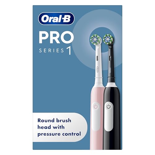 Oral-B Pro 1 X2 Electric Toothbrushes For Adults, Oral B Electric Toothbrush, With 3D Cleaning, 2...