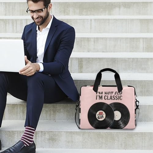 Maletín para laptop portátil 15.6 pulgadas con correa y asa miniatura 2