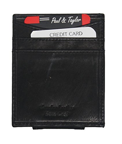 Custom Proud Mason Paul and Taylor Money Clip Wallet Black2