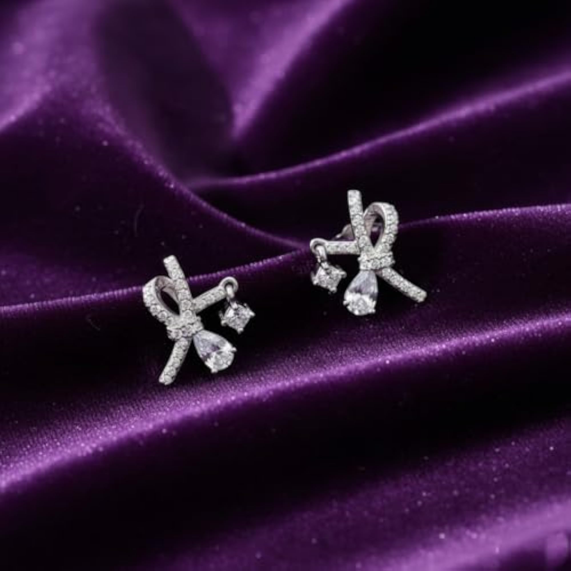 Women's 925 Sterling Silver Butterfly Dangle Earrings