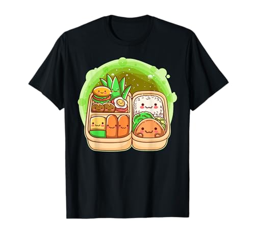 Boîte à bento repas japonais Kawaii mignon T-Shirt